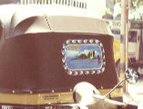 A photograph of the back of a Bangalore Rikshaw.